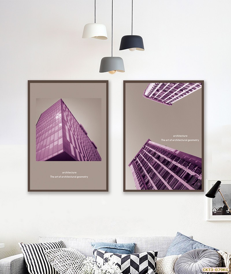 Kiến trúc tối giản - tím CKT3-079KG